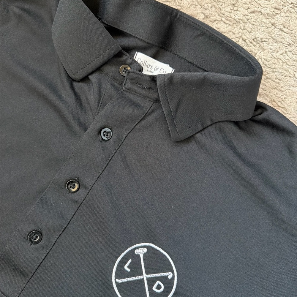 Collars & Co. Black Men's Polo Shirt